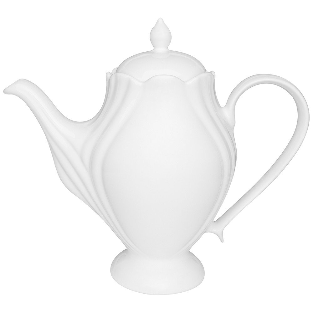 Bule de Porcelana Com Tampa Soleil White Oxford 1,2 Litros 9801 Bule de Porcelana Com Tampa Soleil White Oxford 1,2 Litros 9801