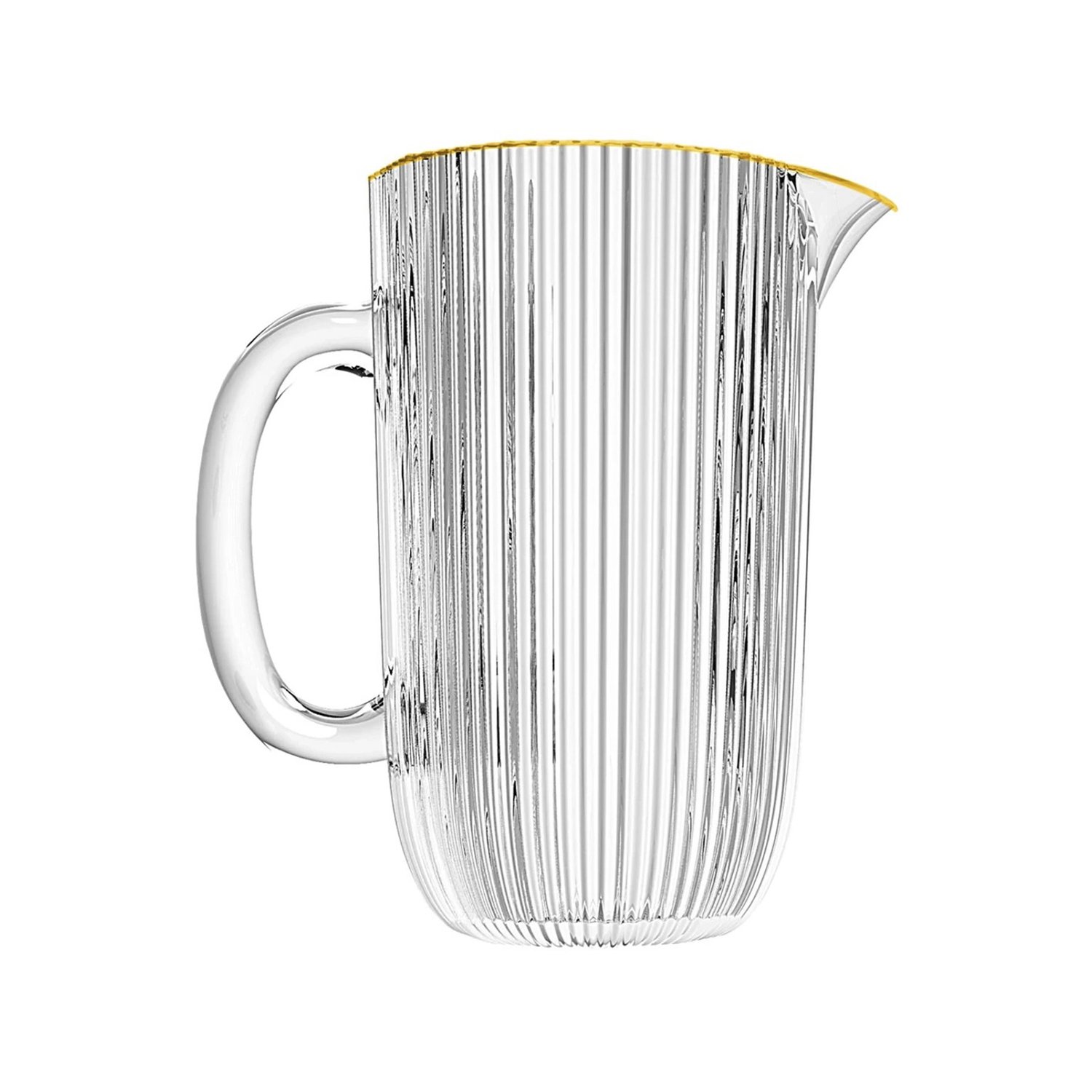 Jarra de Vidro L¿Hermitage Cameratta 1,3L Borda Dourada