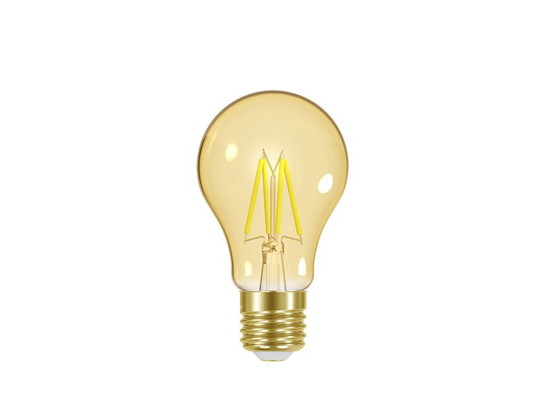 Lâmpada Led Filamento Vintage Âmbar Taschibra 4W A60
