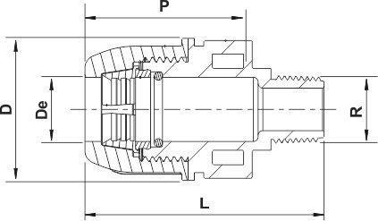 Adaptador Compressão Rosca Fêmea 20x1/2" Tigre