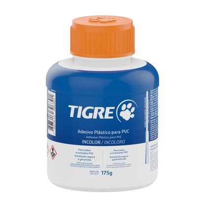 Adesivo Plástico Incolor para Pvc 175 Gramas Tigre
