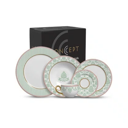 Aparelho de Jantar 30 Peças Damask Scalla