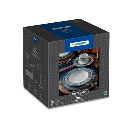 Aparelho de Jantar 30 Peças Nix Tramontina 96589/081
