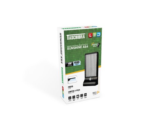 Arandela Solar Sunshine Taschibra AS4 Led 4W 6500k
