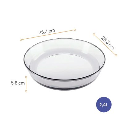 Assadeira Redonda Clássica 2,4L Marinex