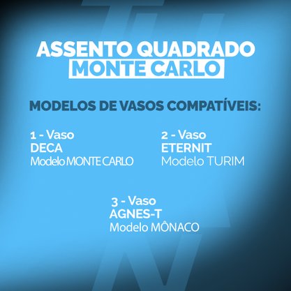 Assento Sanitário PP Softclose Montecarlo Branco Tupan