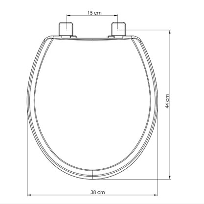 Assento Sanitário PP Softclose Oval Branco Tupan