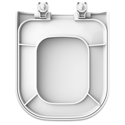Assento Sanitário PP Softclose Quadra Branco Tupan