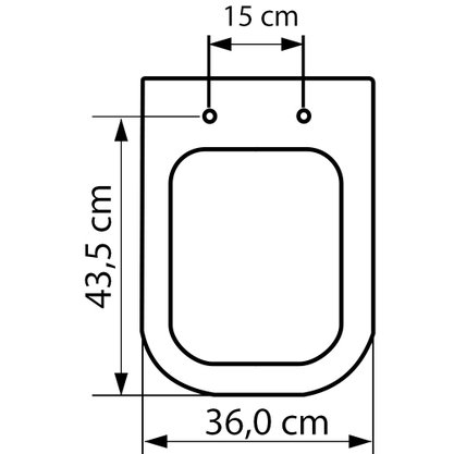 Assento Sanitário PP Softclose Quadra Branco Tupan