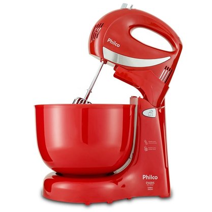 Batedeira Paris 400W Vermelha Philco