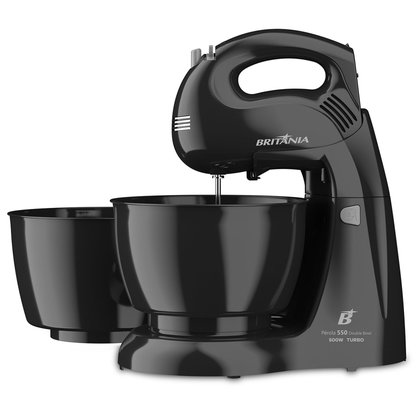 Batedeira Britânia Pérola Double Bowl 500W 4 Velocidades