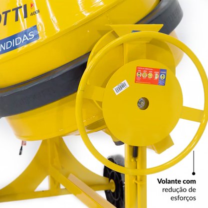Betoneira Normatizada 400L com Motor Monofásico 2CV Menegotti
