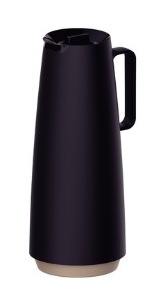 Bule Térmico Exata Polipropileno Preto com Ampola de Vidro Tramontina 1 Litro 61636/103