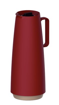 Bule Térmico Exata Polipropileno Vermelho com Ampola de Vidro 1 Litro Tramontina 61636/106