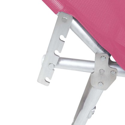 Cadeira Espreguiçadeira Alumínio Rosa Mor 2704