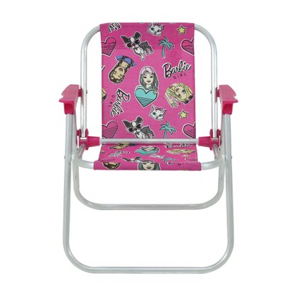 Cadeira Infantil em Alumínio Barbie Bel 25210