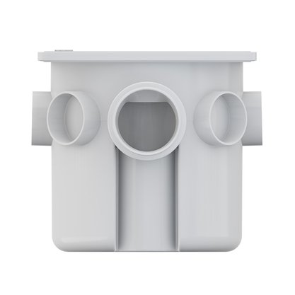 Caixa Sifonada Completa com Grelha e Porta Grelha DN 150x150x50mm