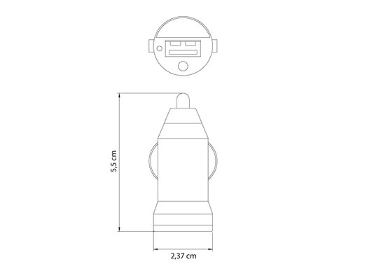 Carregador Veicular Tramontina 42339/001