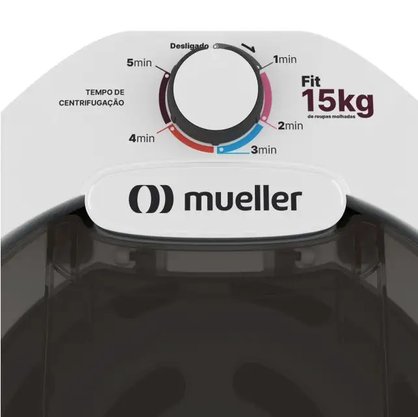Centrífuga de Roupas Fit Branco Mueller 15kg