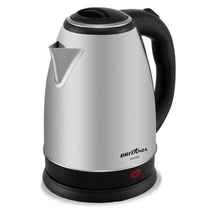 Chaleira Elétrica Inox Britânia 1,8 litros BCH02PI