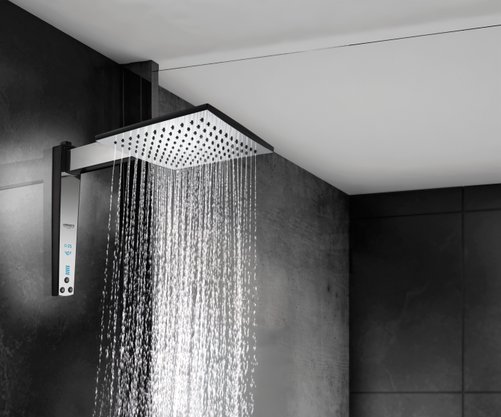 Chuveiro Acqua Century Digital Preto e Cromado Lorenzetti 7500W