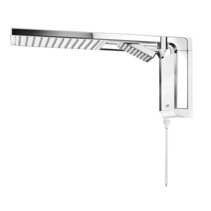 Chuveiro Acqua Duo Branco com Cromado Lorenzetti 7800W