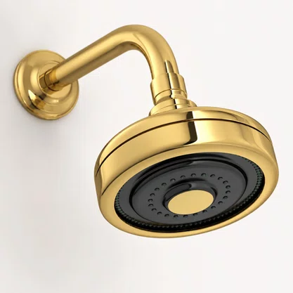 Chuveiro Deca Acqua Plus Gold de Parede com Tubo 1990.GL.STD