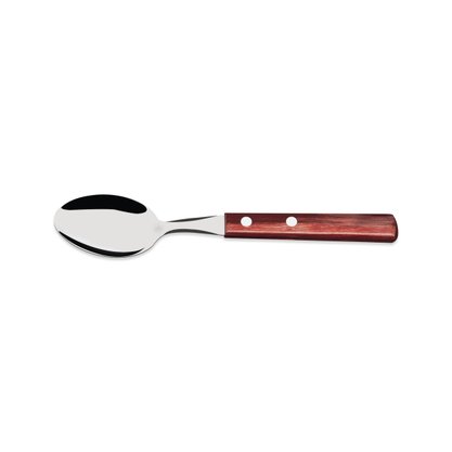 Colher de Mesa Lâmina Aço Inox e Cabo de Madeira Polywood Tramontina 21103470