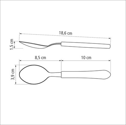 Colher de Mesa Leme Tramontina 23183/400