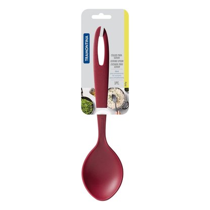 Colher para Servir Ability em Nylon Vermelha Tramontina 25156170