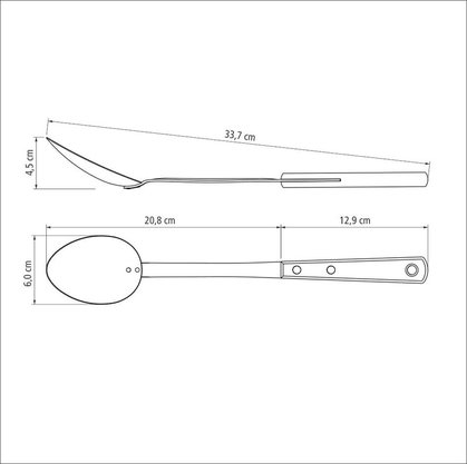 Colher para Servir Polywood Castanho Tramontina 21158190