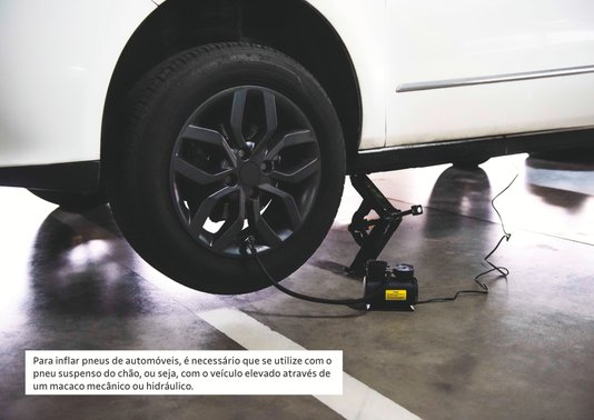Compressor de Ar Portátil para Carro Tramontina 300 psi 50W 12V 42330/001
