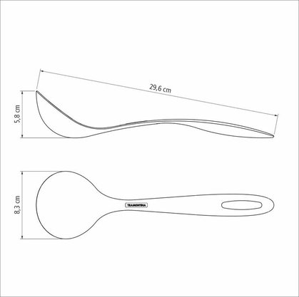 Concha Ability em Nylon Vermelha Tramontina 25157170