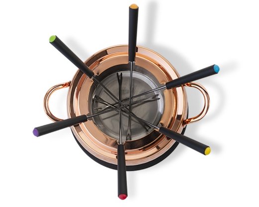 Conjunto Fondue Cobre Brinox 11 peças 1256/100