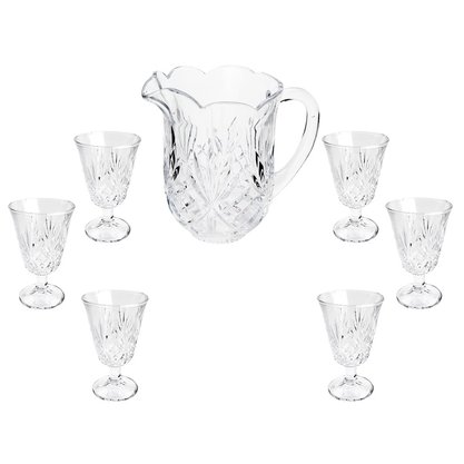 Conjunto Jarra e Taças Dublin 7218 7 peças