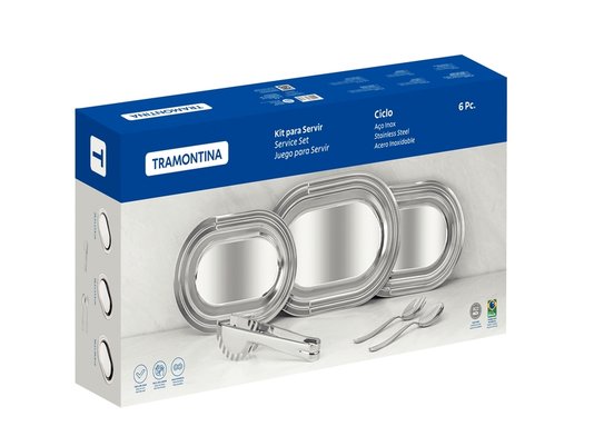 Conjunto Servir Ciclo Tramontina 6 Peças 64510860