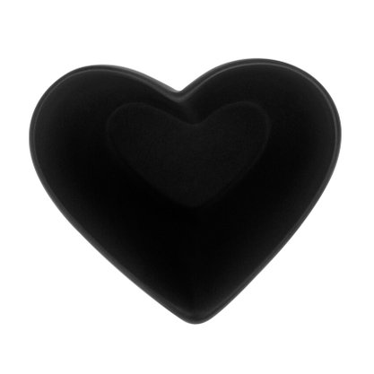 Coração Decorativo em Cerâmica Heart Preto