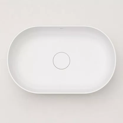 Cuba de Apoio Oval 50cm Branca Deca L.14050.17