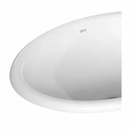 Cuba de Sobrepor Oval 44cm Branca Deca L.65.17