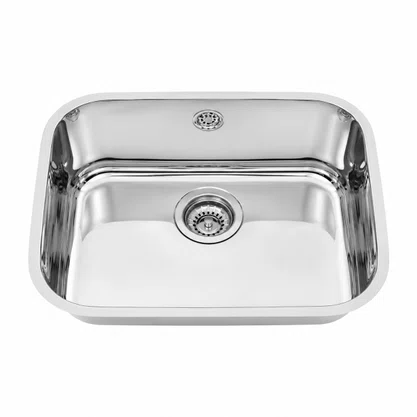 Cuba Inox de Embutir 48x34 Lavinia Com ladrão + Válvula Tramontina