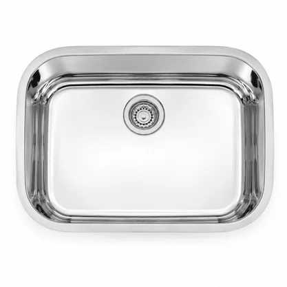 Cuba Inox de Embutir 48x34 Lavinia Sem ladrão + Válvula Tramontina