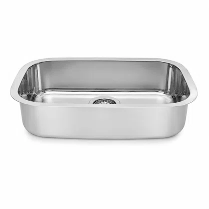 Cuba Inox de Embutir 48x34 Lavinia Sem ladrão + Válvula Tramontina