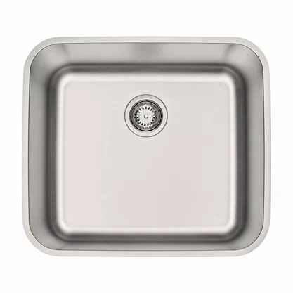 Cuba Inox de Embutir 50x40 Dora Escovada + Válvula Tramontina