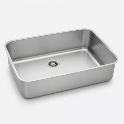 Cuba Inox de Embutir 70x40 Dora Escovada + Válvula Tramontina
