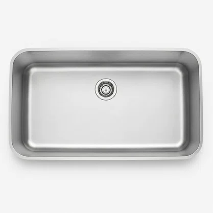 Cuba Inox de Embutir 70x40 Dora Escovada + Válvula Tramontina