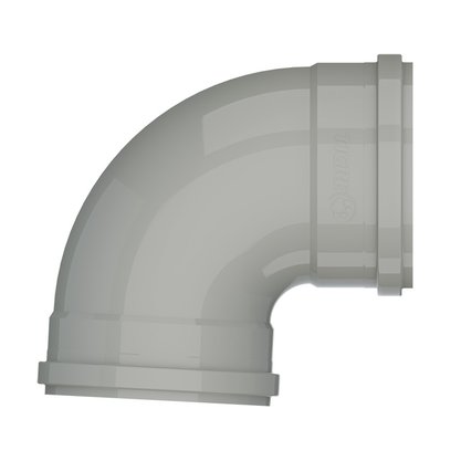 Curva Esgoto 87 ° 30 Serie Reforçada 75mm Tigre