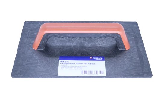 Desempenadeira Estriada para Reboco Purplex 075 17x30 cm