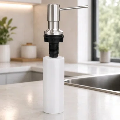 Dosador de Sabão Tramontina Inox 500ml com Recipiente Plástico 94517/004