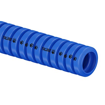 Eletroduto Flexível Corrugado Tigreflex Azul Tigre 1'' ou 32mm Rolo Fechado 25 metros