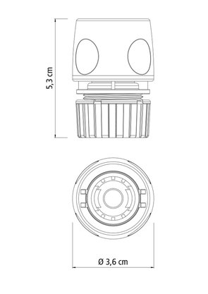 Engate Rápido para Mangueira Tramontina 1/2" 78506000